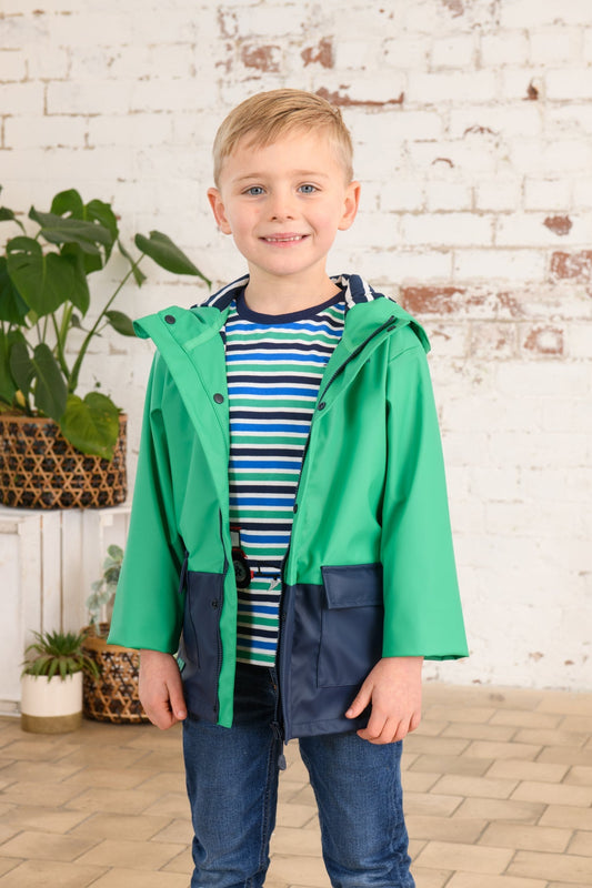 Anchor Jacket - Peagreen Navy-Lighthouse