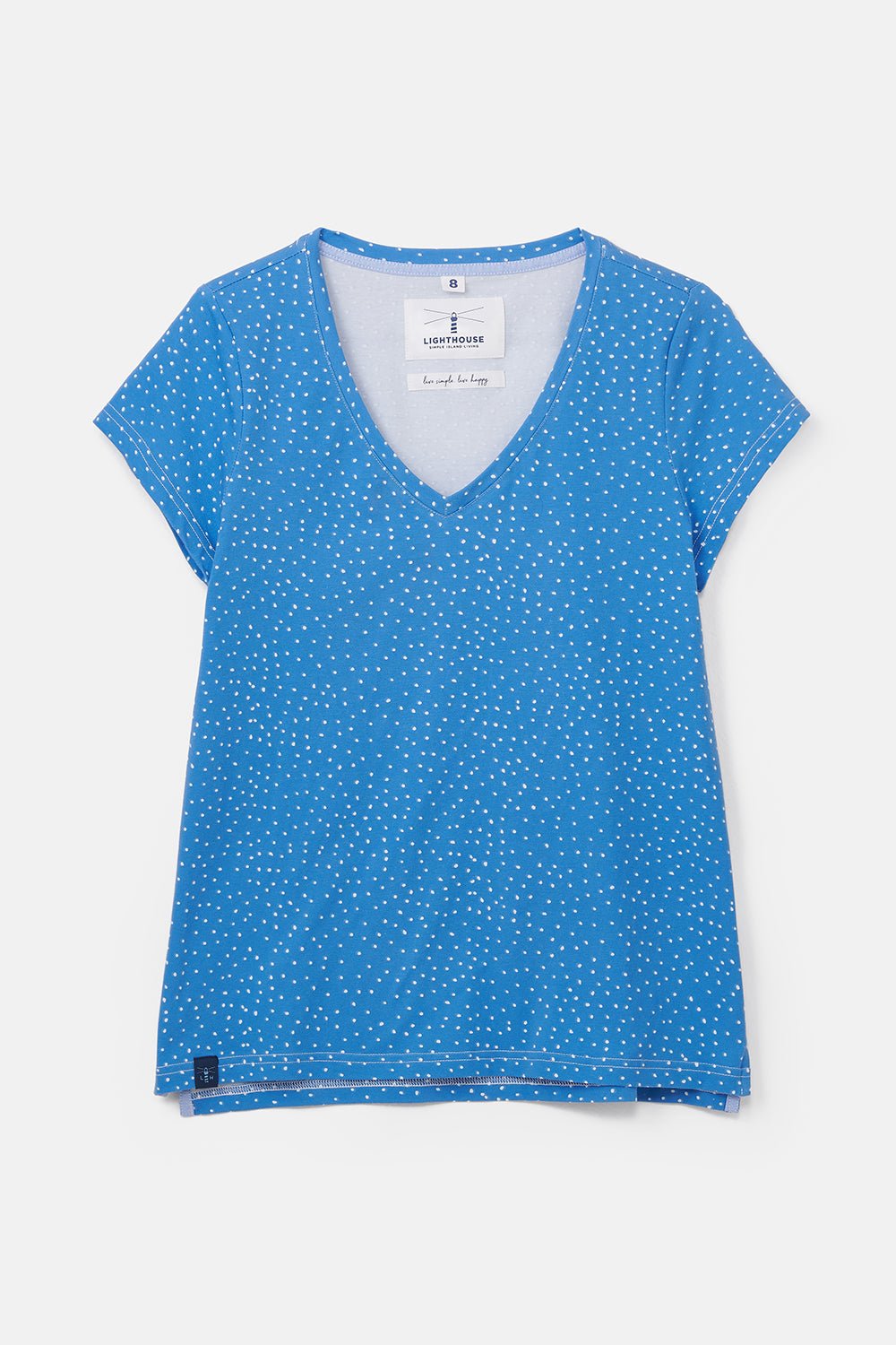 Ariana Tee - Marine Blue Dot