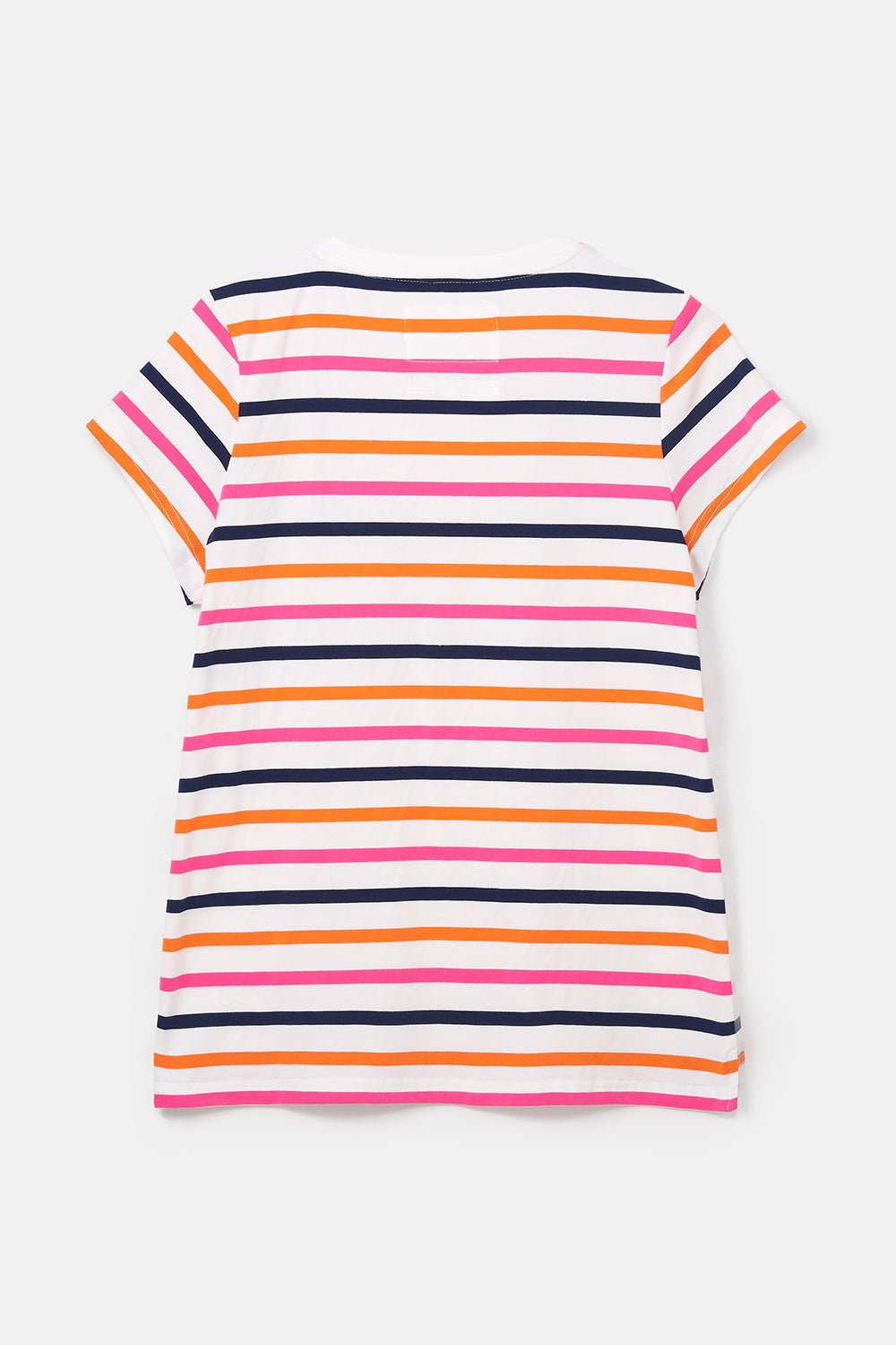 Ariana Tee - Orange Pink Stripe