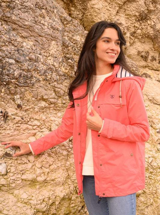 Beachcomber Jacket - Coral-Lighthouse