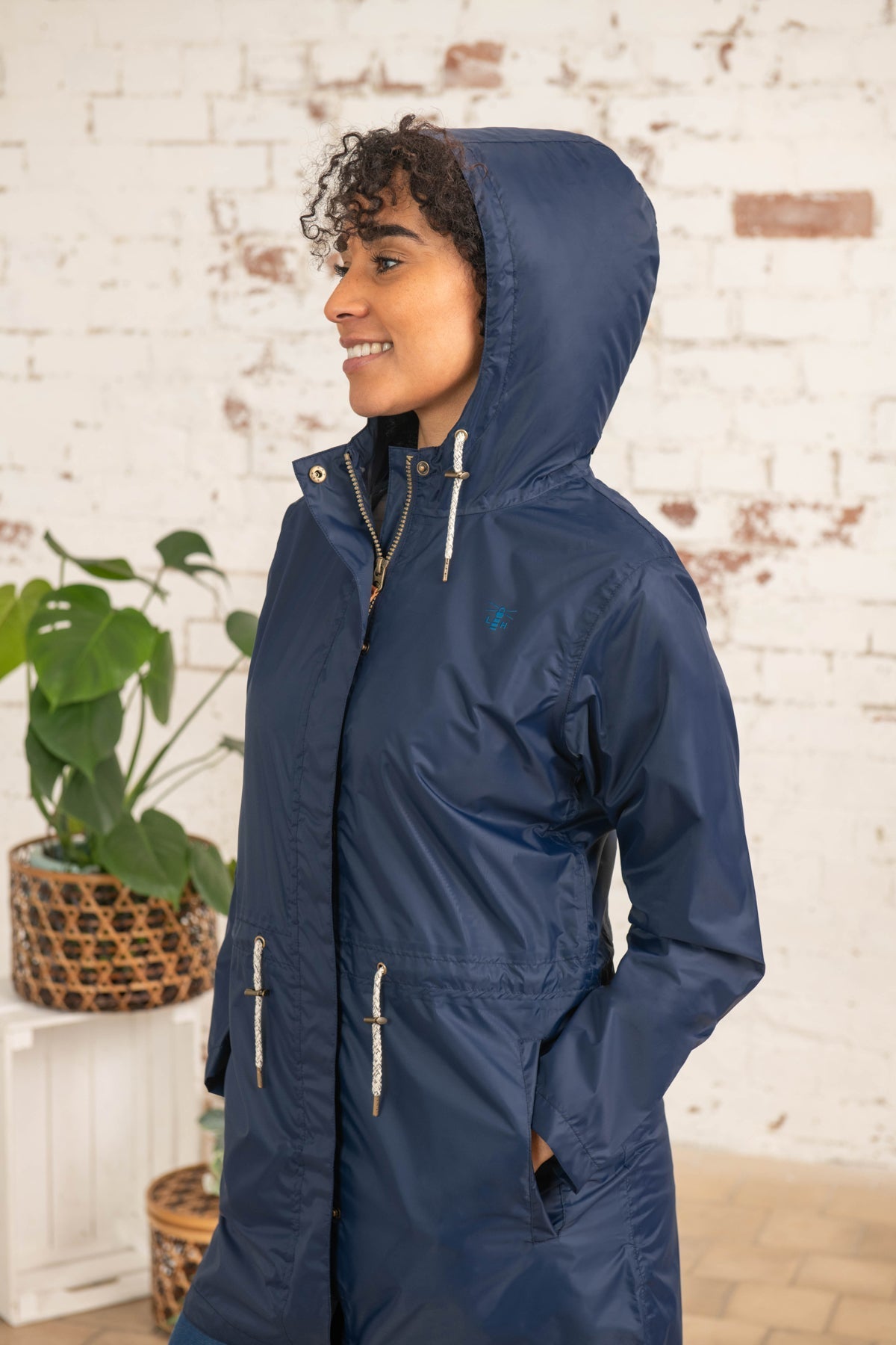 Cara Rain Parka - Navy