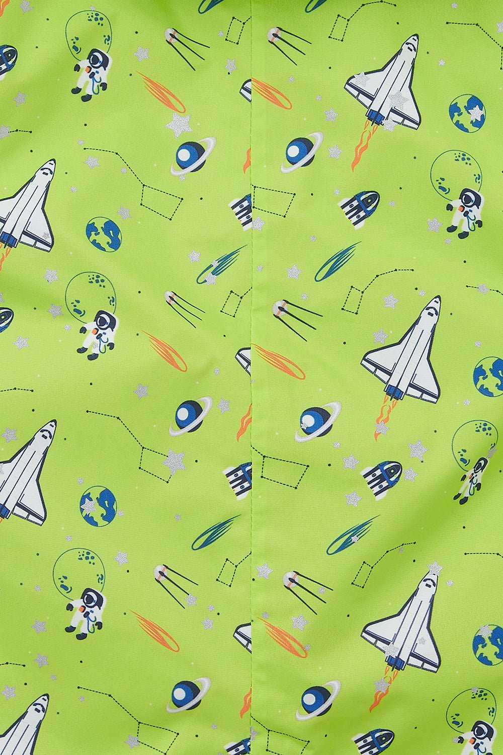 Jamie Puddlesuit - Lime Space Print