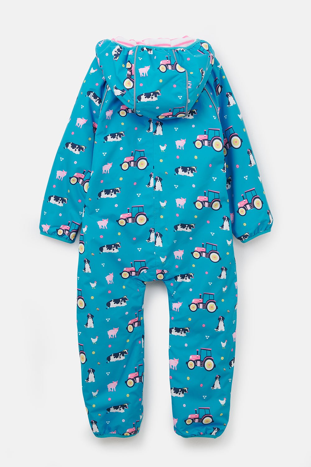 Jamie Puddlesuit - Teal Farm Print