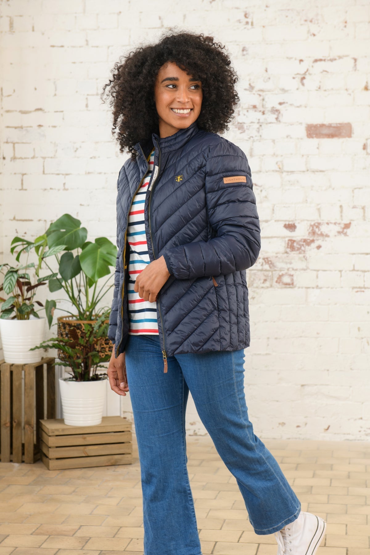 Lara Down Jacket - Navy