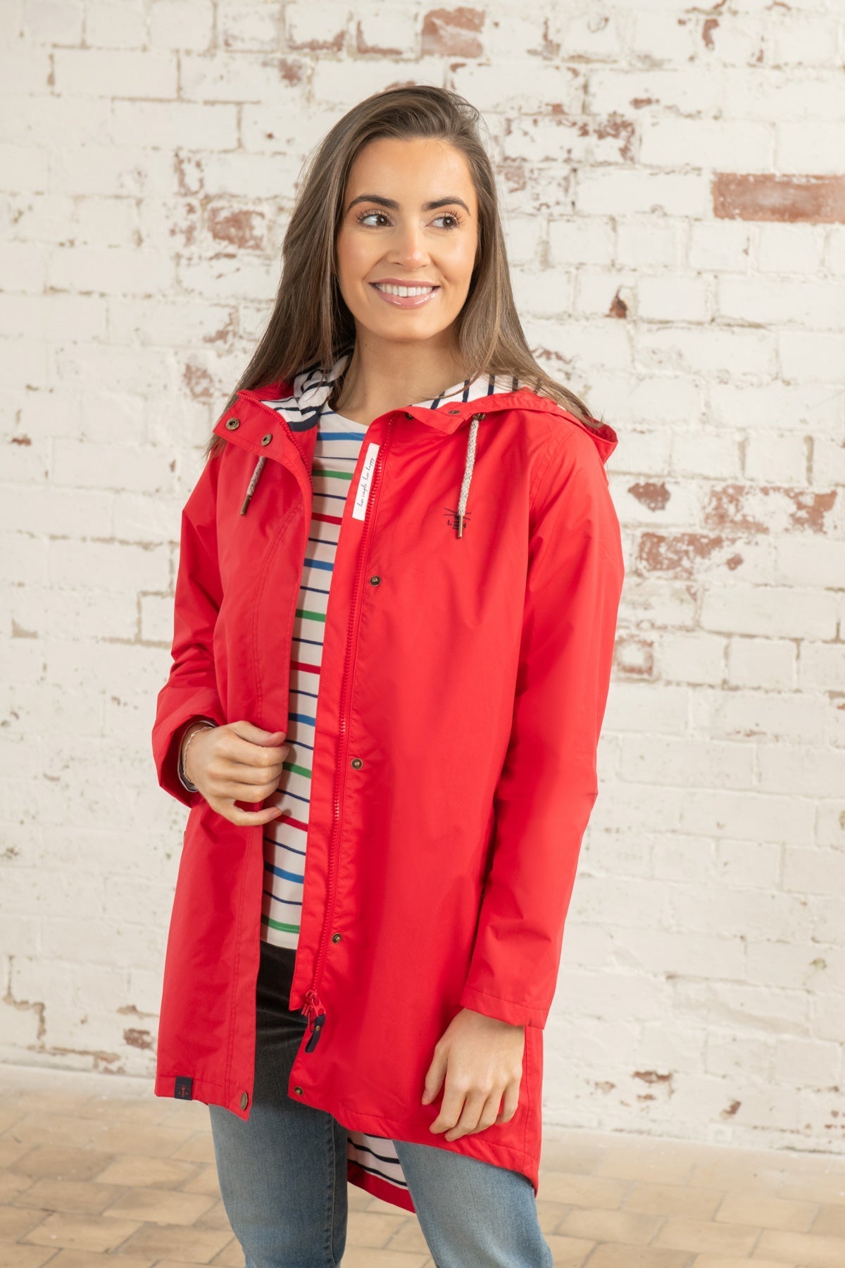 Long Beachcomber Jacket - Poppy