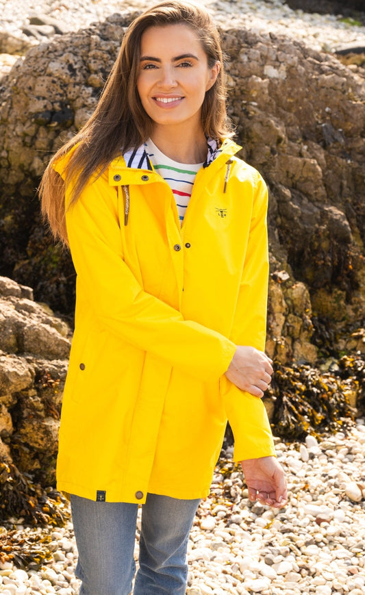 Long Beachcomber Jacket - Yellow-Lighthouse