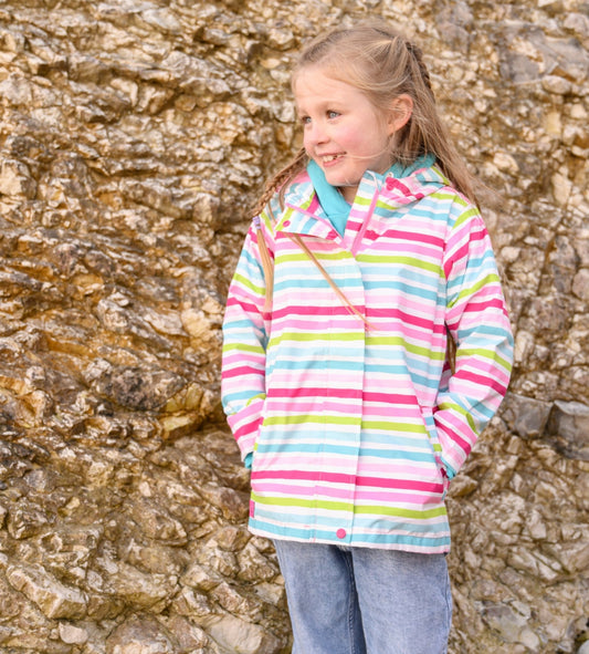 Olivia Jacket - Multi Stripe-Lighthouse