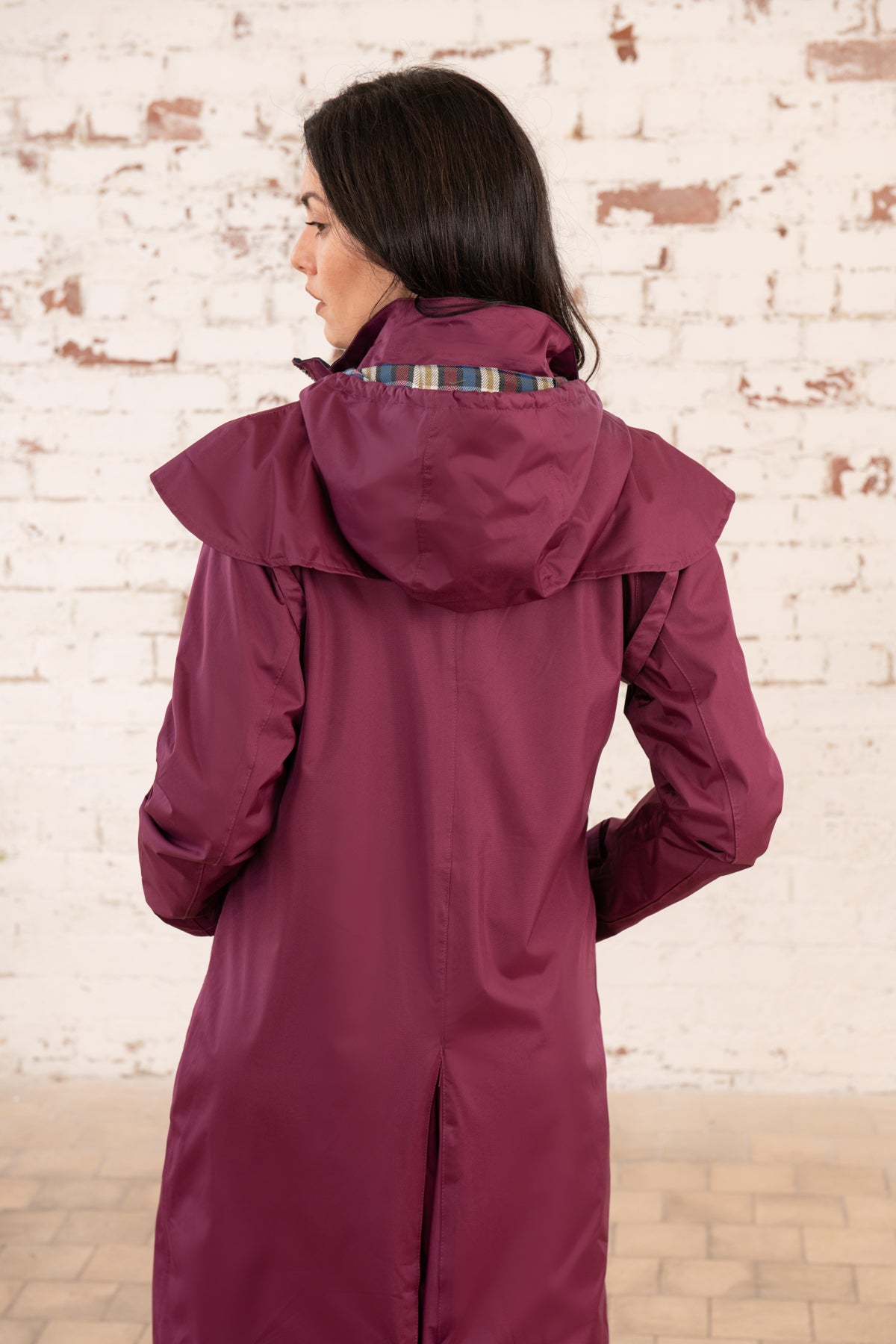 Outback Full Length Waterproof Raincoat - Plum