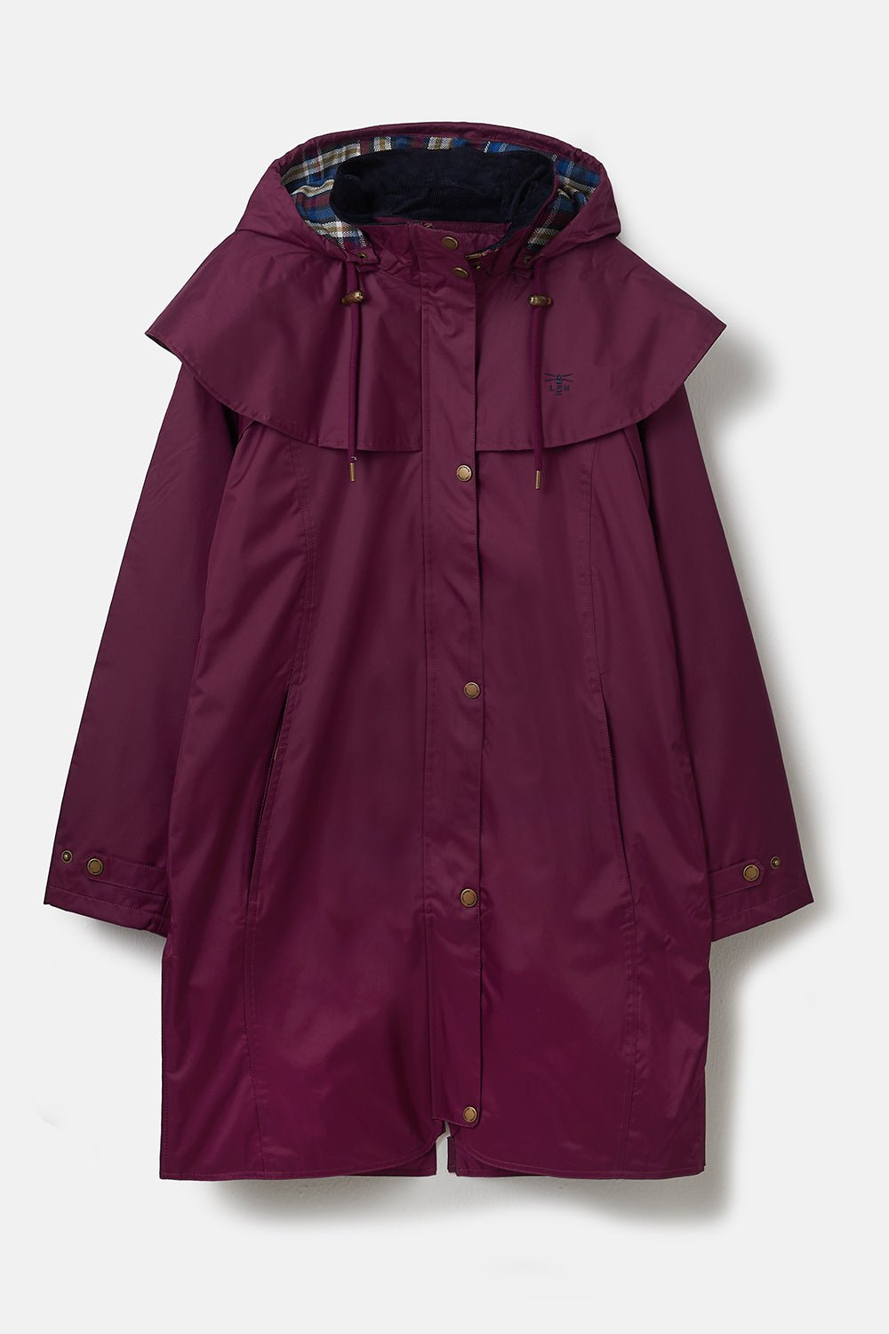 Outrider 3/4 Length Waterproof Raincoat - Plum