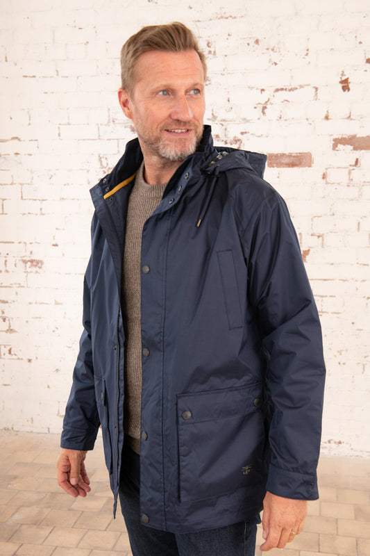 Oxford Raincoat - Navy-Lighthouse