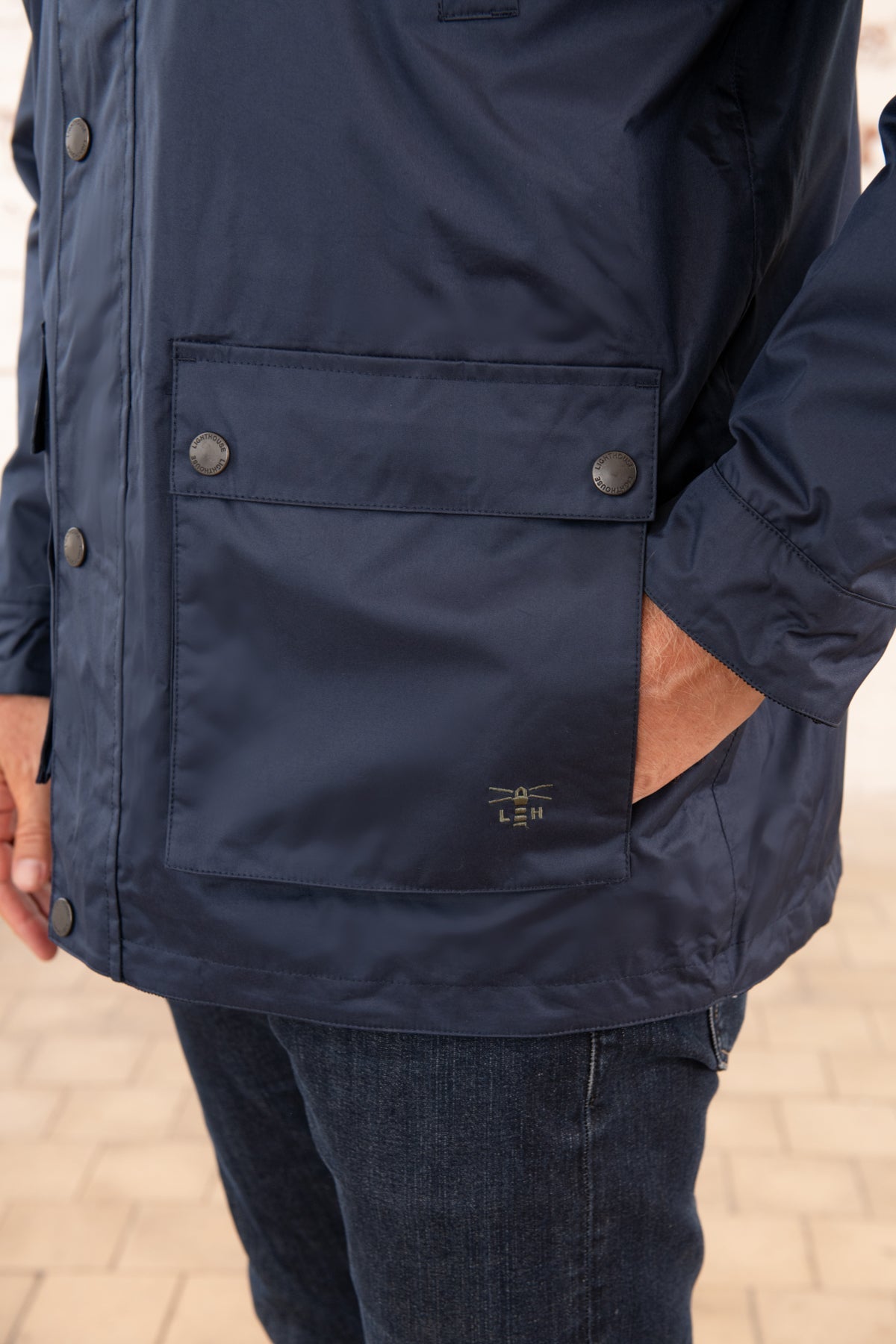 Oxford Raincoat - Navy