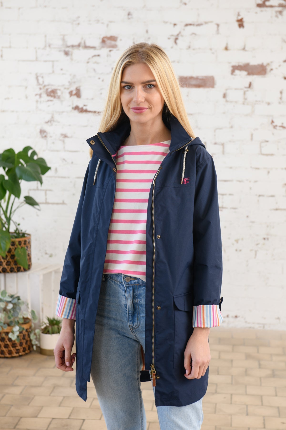 Rebecca Jacket - Navy-Lighthouse