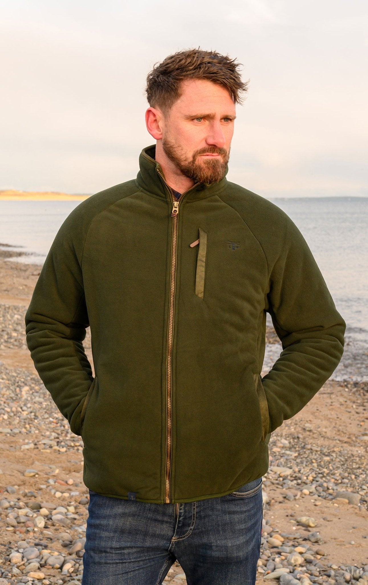 Windsor Waterproof Fleece - Hunter Green - Lighthouse